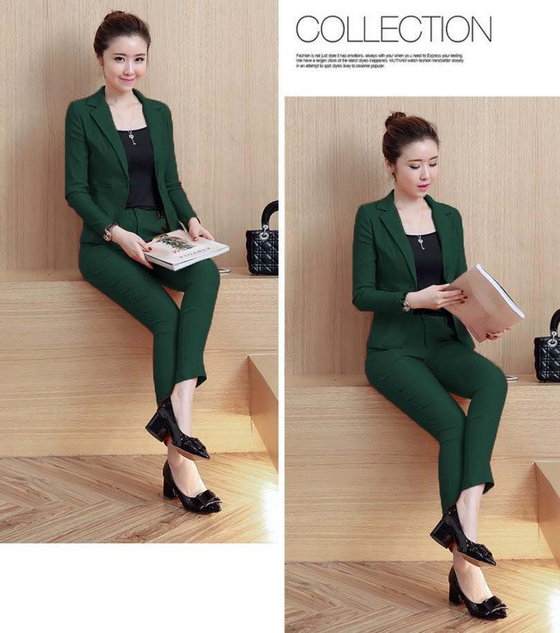 Set quần tây + vest công sở color - lv1371 - db97