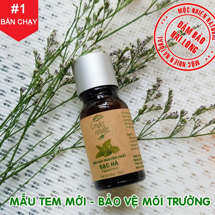 Tinh dầu bạc hà nguyên chất 10ml Mộc Nhiên