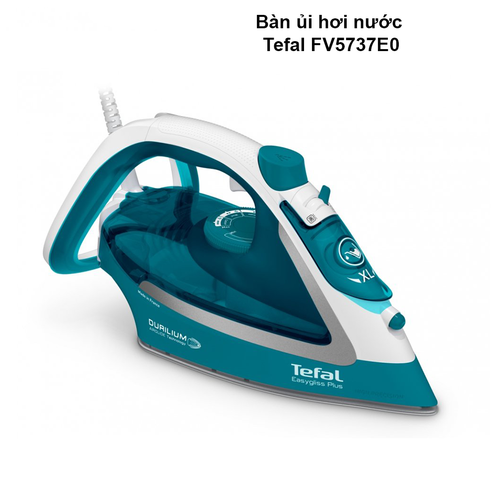 Bàn ủi hơi nước tefal fv5737e0 - sản xuất tại pháp - công suất 2500w - hàng chính hãng