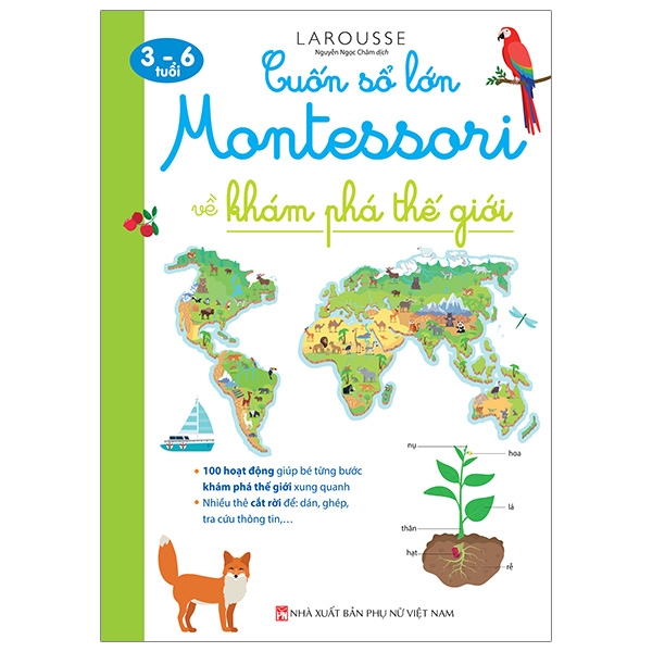 Fahasa - cuốn sổ lớn montessori về khám phá thế giới