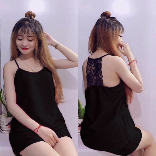 Bộ phi bóng quần đùi phối ren lưng tuyệt đẹp dưới 60kg-002