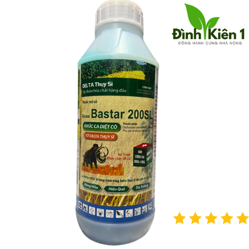 Thuốc trừ cỏ BASTAR 200SL chai 900ml - ( CHÍNH HÃNG DELTA ) - DIỆT TẤT CẢ CÁC LOẠI CỎ.