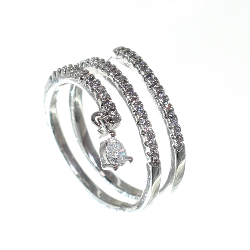 Nhẫn mạ bạc cao cấp november love mkm11