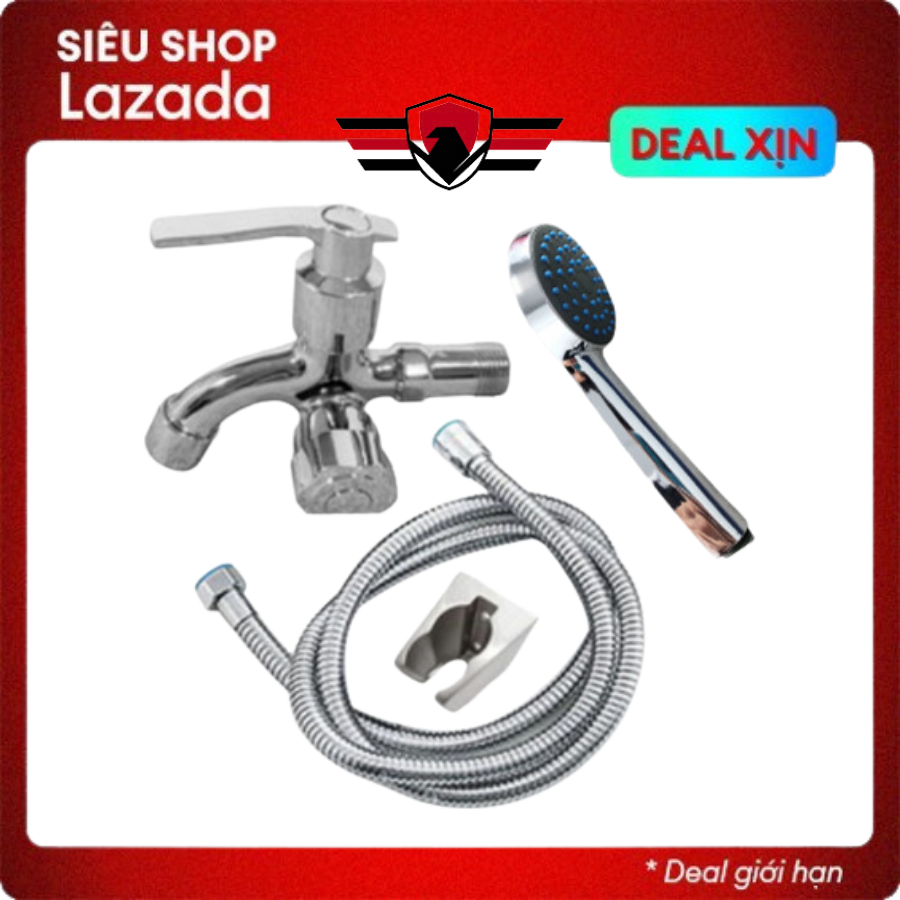 Bộ vòi sen tắm inox cao cấp tiết kiệm nước 40% - huy tưởng