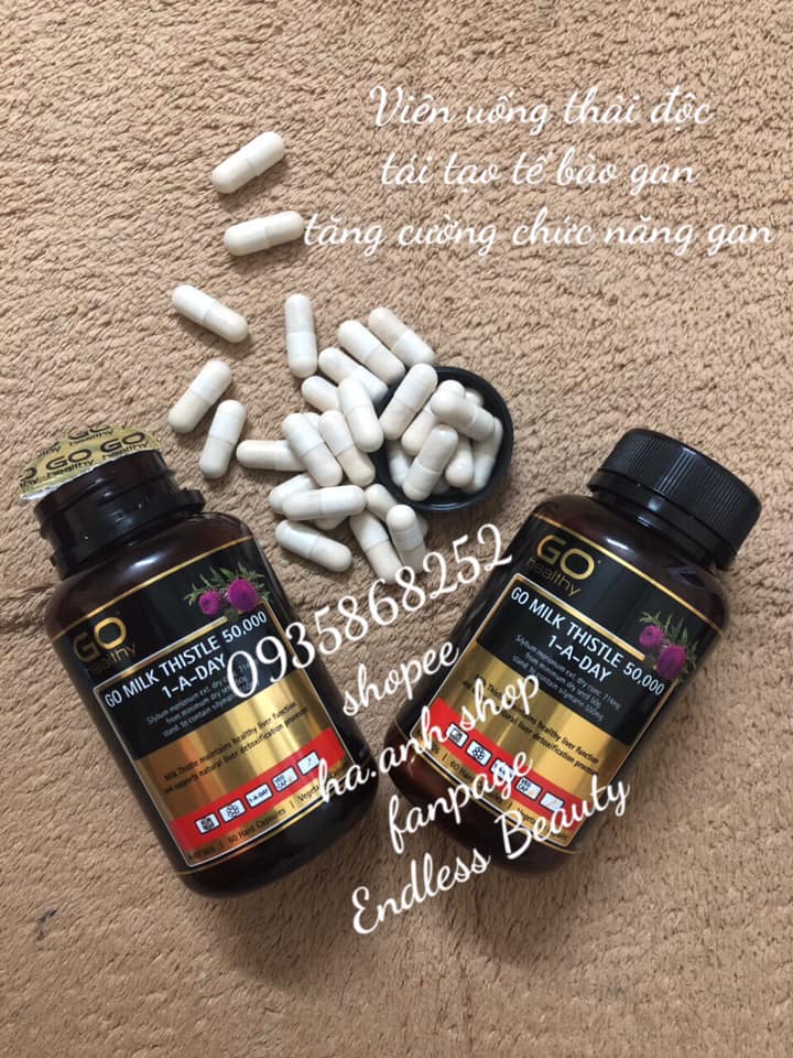 Go healthy milk thistle 50000mg 60 viên