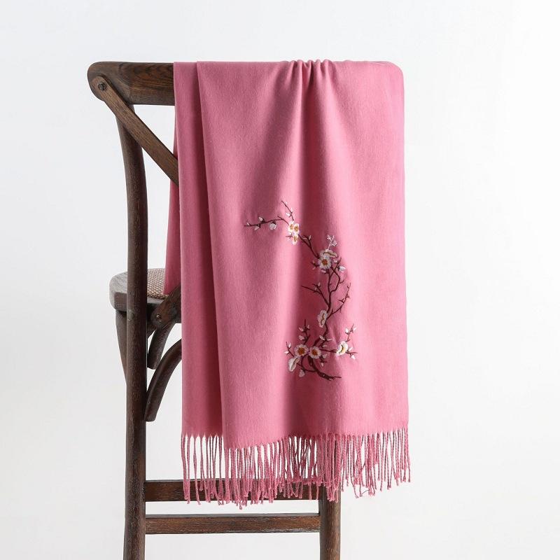 Khăn choàng nữ Cashmere Chất Len Dệt Mịn Thu Đông, khăn choàng thời trang nữ