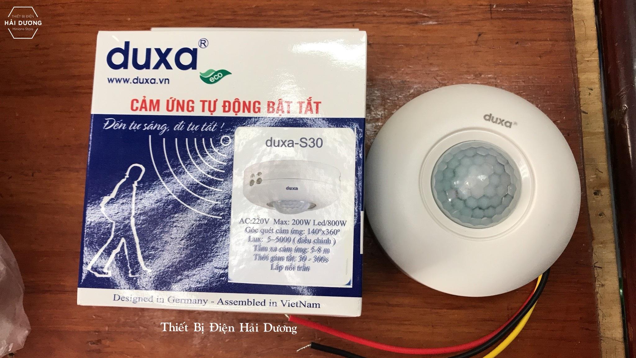 Công tắc cảm ứng hồng ngoại nổi trần duxa-s30 - tự động bật tắt đèn - bảo hành 1 năm