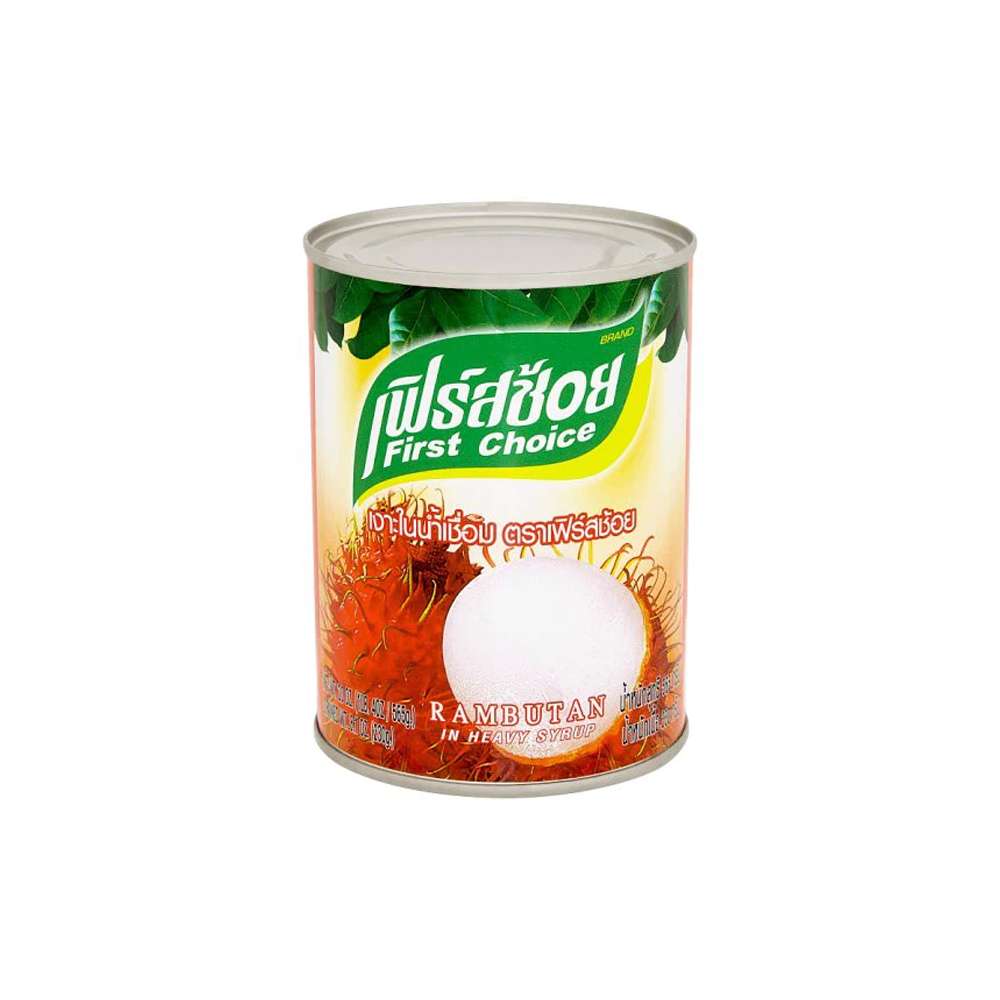 Chôm chôm đóng hộp First Choice 565g - Rambutan in Heavy Syrup First Choice 565g