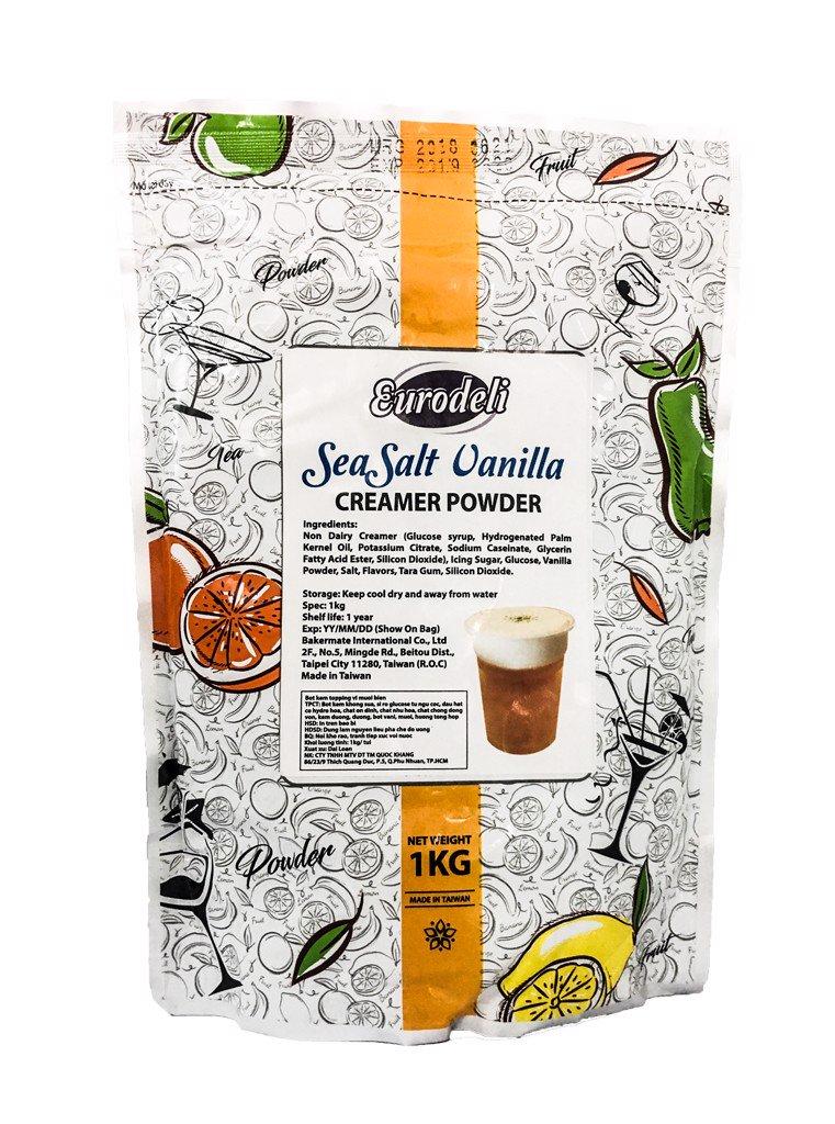 Bột milk foam váng sữa kem mặn muối biển Đài Loan Eurodeli Gói 1kg