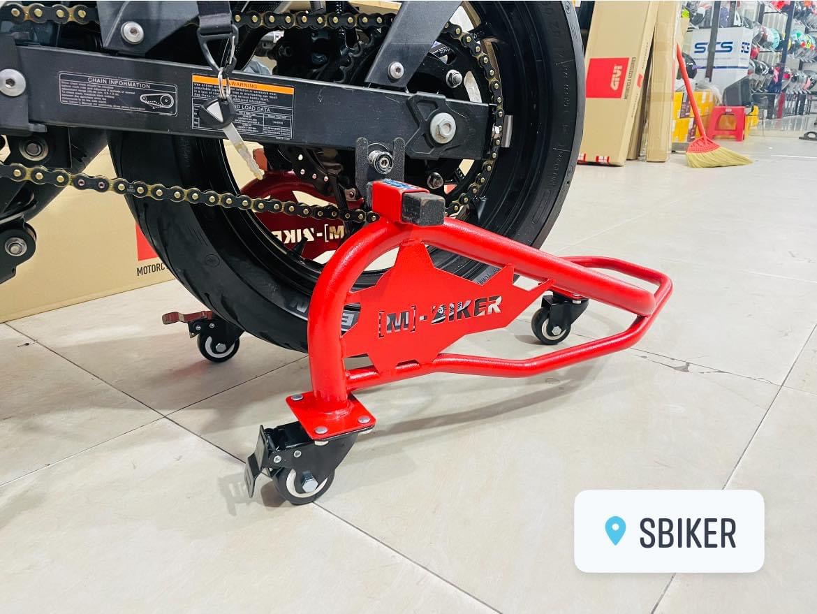 Ben nâng xe moto pkn mb365s - ben nâng 3 bánh di chuyển - chính hãng