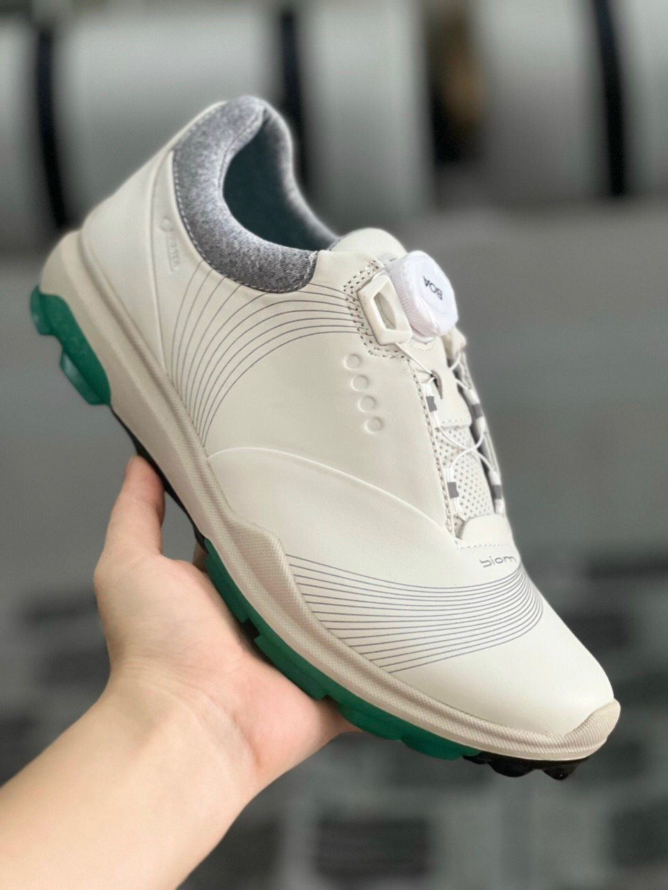 Giày Ecco Golf Nữ Chính Hãng Dòng Cao Cấp Năm 2023 Mặt Da Chống Thấm Nước Full Box ( Free ship + tặng kèm vớ )