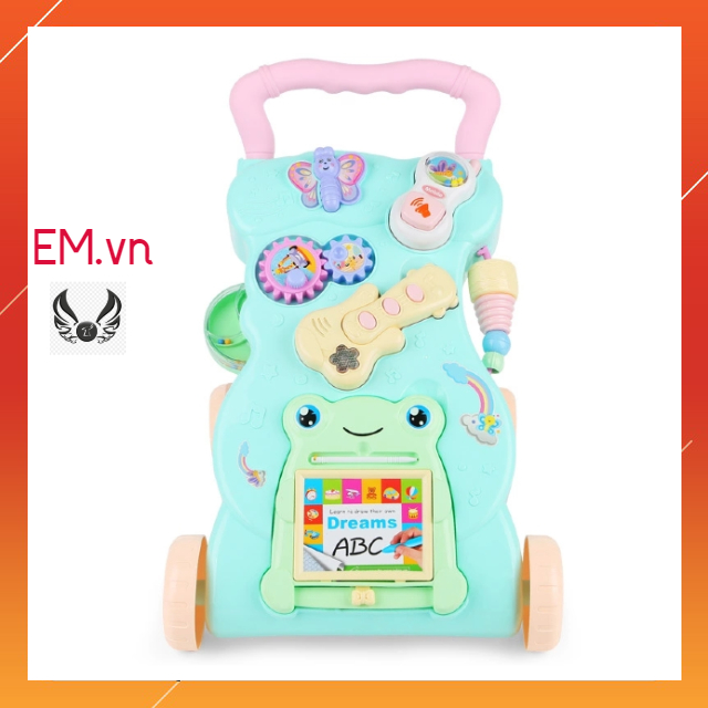 XE TẬP ĐI 2020 CÓ NHẠC, ( NỘI ĐỊA NHỰA CAO CẤP ) - BÁNH XE ĐIỀU CHỈNH