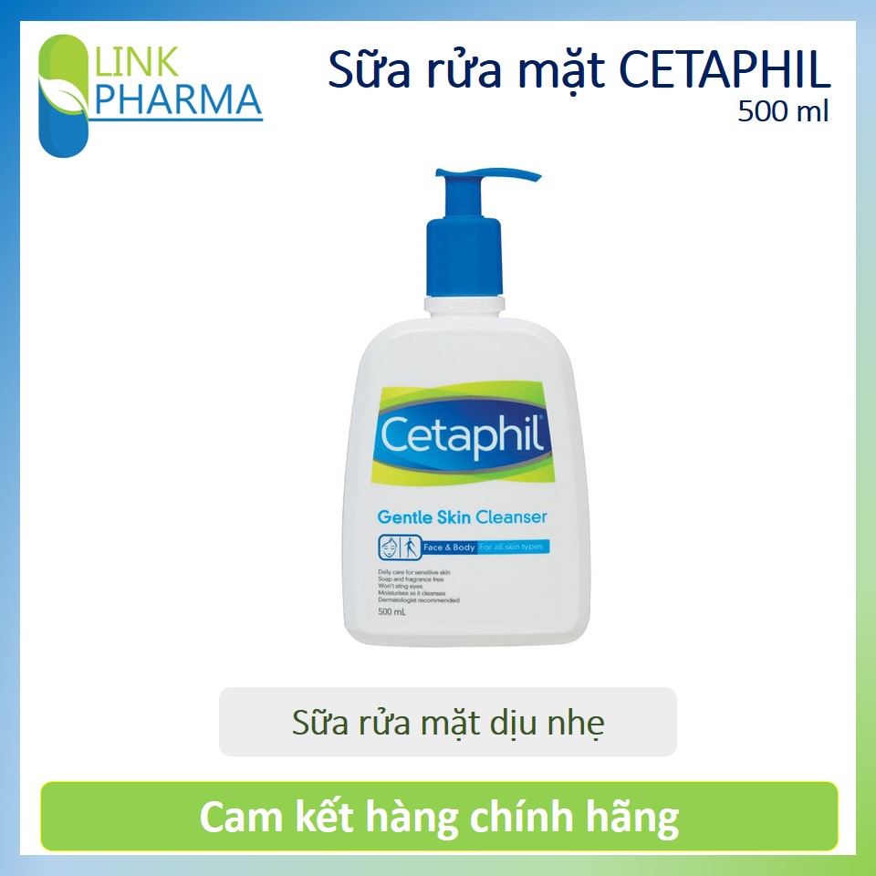 Sữa rửa mặt dịu nhẹ Cetaphil 500ml