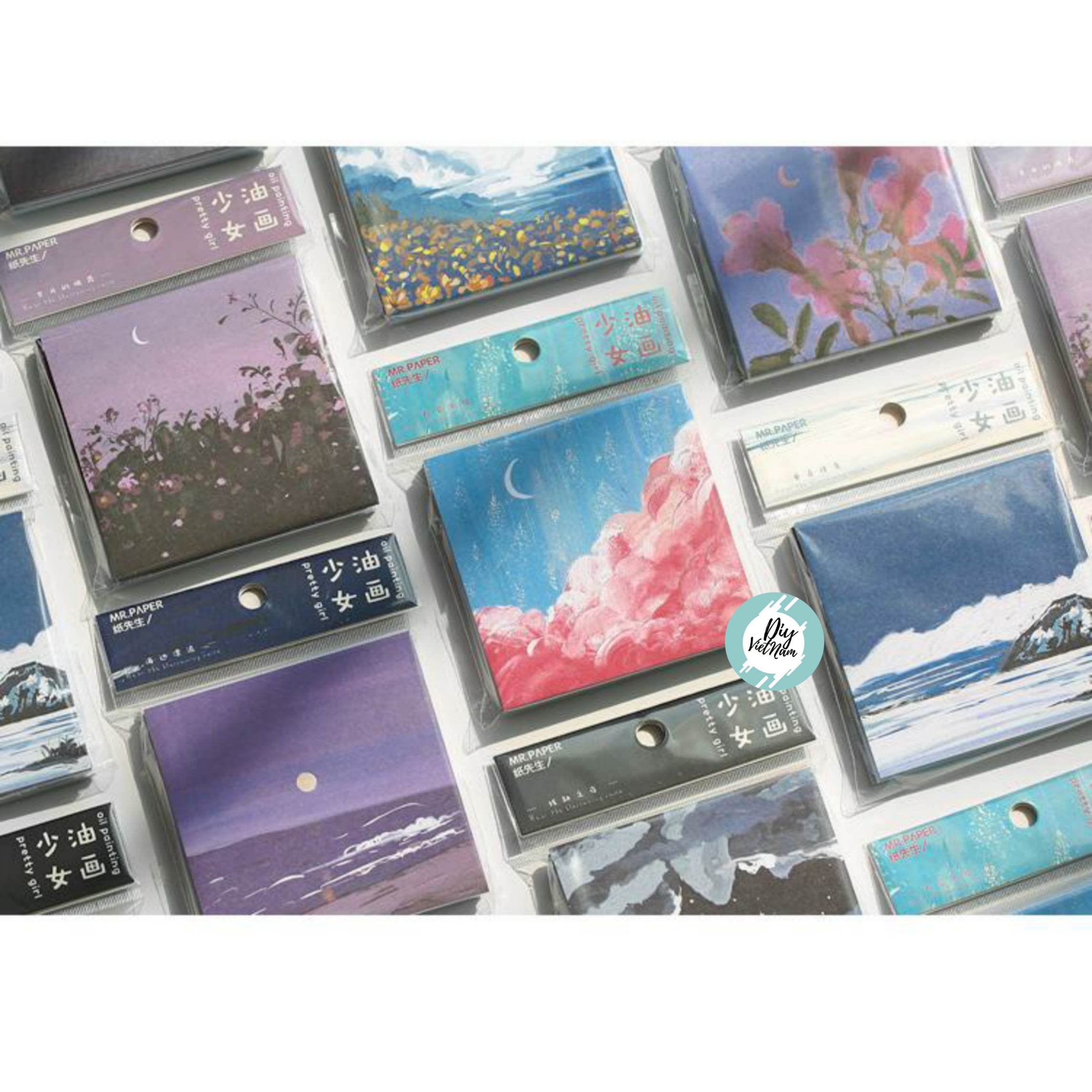 [HCM]STICKYNOTE OIL PAINTING