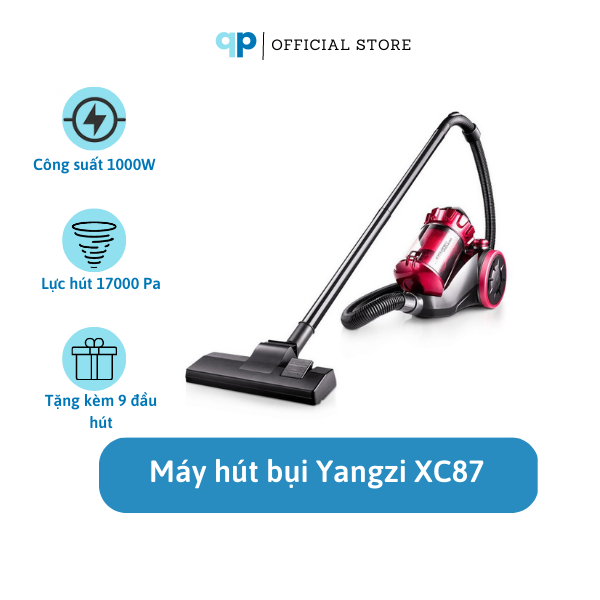 Máy hút bụi công suất lớn Yangzi XC87 công suất 1400W lực hút 17kPa hút cực sạch cực êm