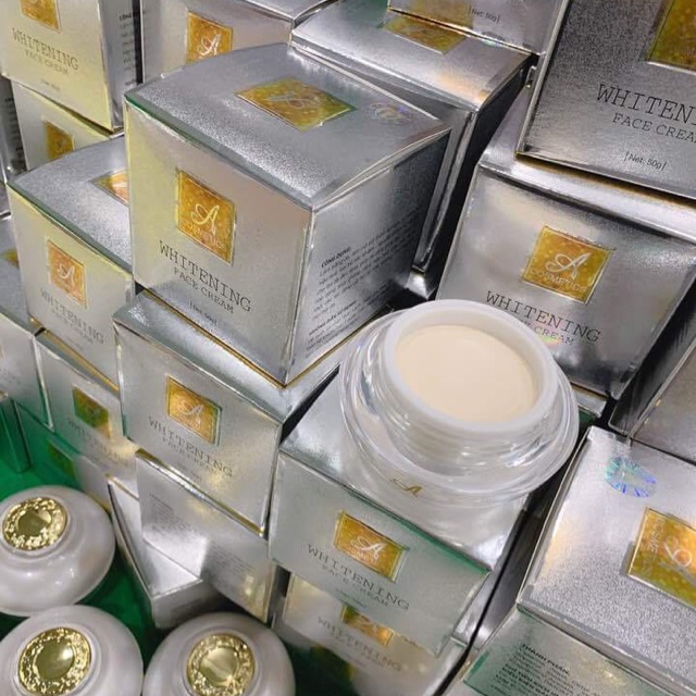 Kem Face Pháp Acosmetics - Kem dưỡng trắng da mặt - 50g - Giúp ngăn ngừa mụn, thâm nám tàn nhang,Hiệu quả chỉ sau 1 tuần, Whitening Face Cream