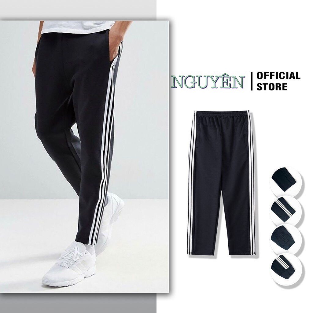 Quần thể thao nam nguyên sport quần tập thể dục 3 sọc