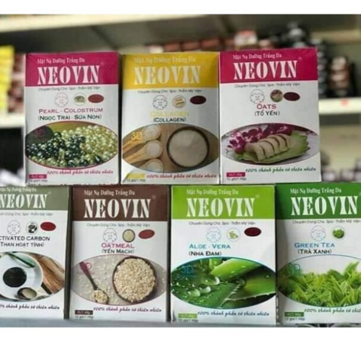 Combo 10 mặt nạ dưỡng trắng da Neovin