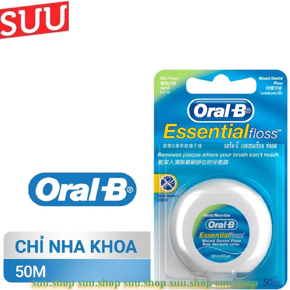 Chỉ nha khoa oral-b 50m vệ sinh răng miệng