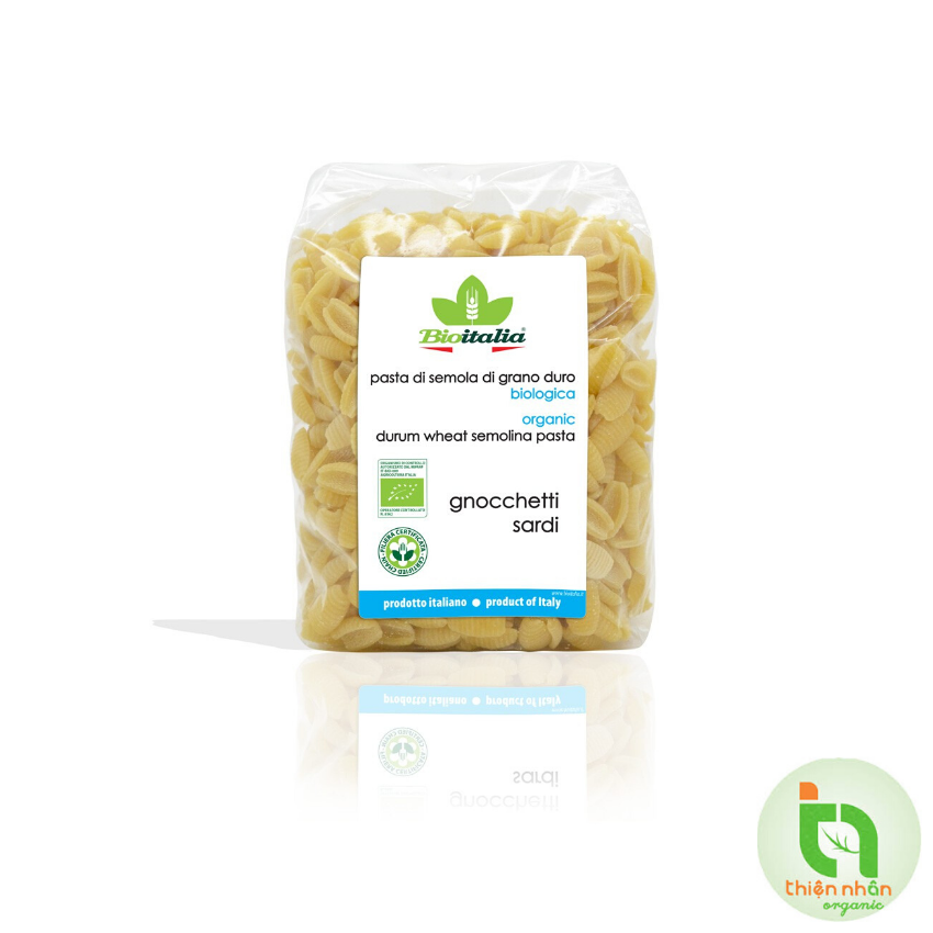 Nui sò hữu cơ Bioitalia 500g Bioitalia organic Gnocchetti sardi 500g