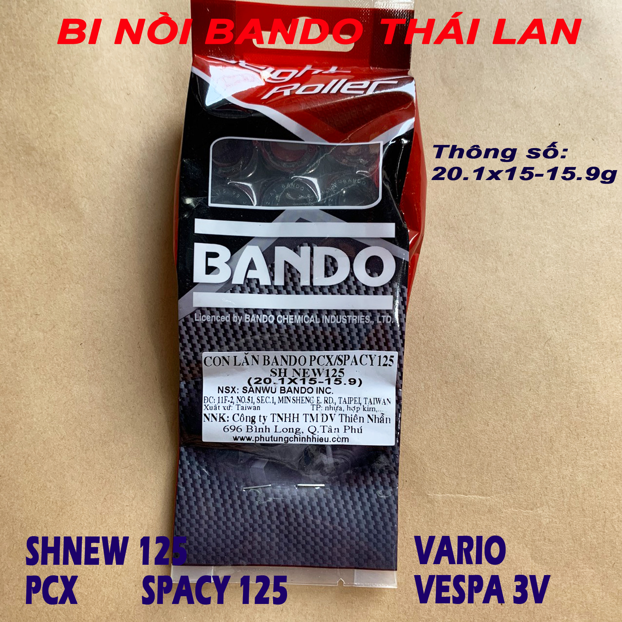 Bi nồi pcx / vario / shnew 125 / spacy 125 / vespa 3v - thái lan