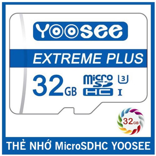 THẺ NHỚ 32GB YOOSEE / THẺ NHỚ 128GB YOOSEE CLASS 10 CHUYÊN DỤNG CHO TẤT CẢ CÁC DÒNG CAMERA-THIẾT BỊ ĐIỆN TỬ