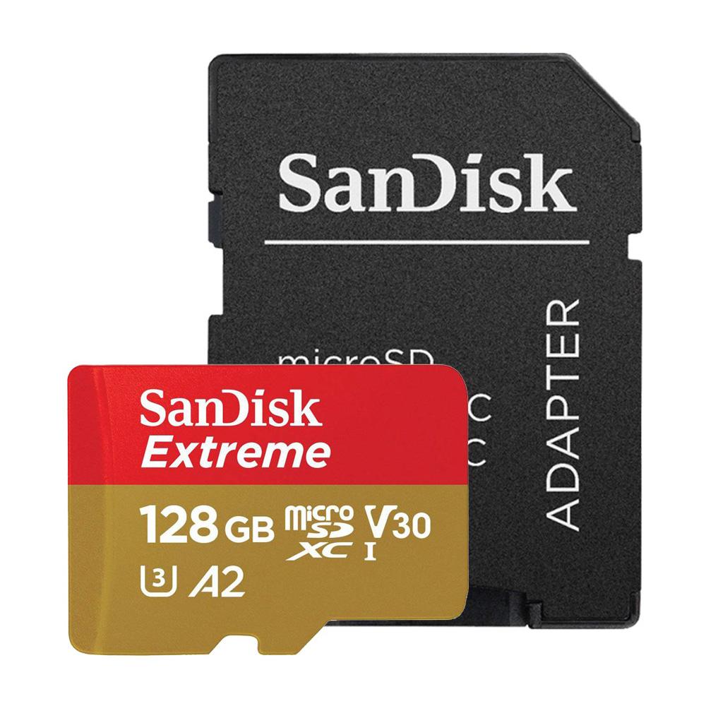Thẻ nhớ microsdxc sandisk extreme v30 a2 128gb 190mb/s