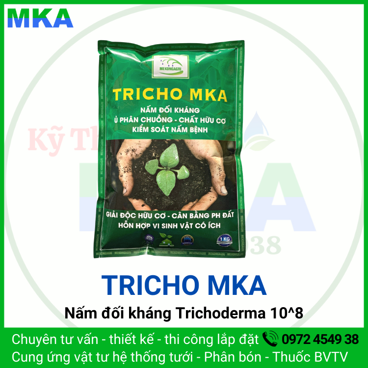 Nấm đối kháng Trichoderma hữu cơ vi sinh