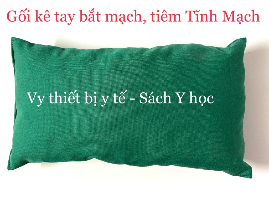 Gối kê tay bắt mạch, tiêm tĩnh mạch, đo huyết áp