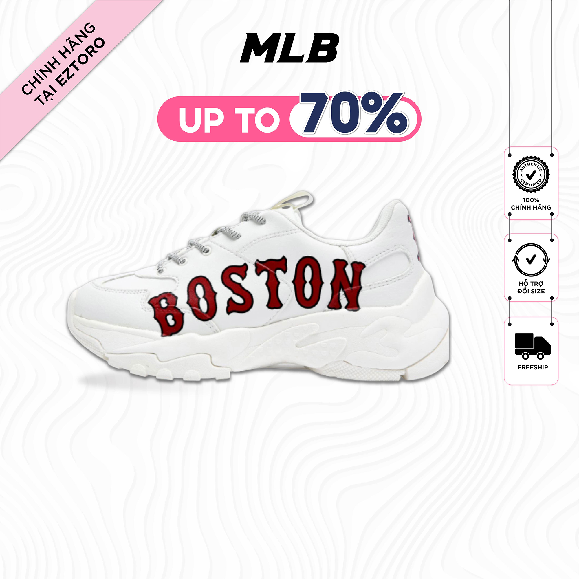 Giày Sneaker MLB Big Ball Chunky P Boston Red Sox - Giày thể thao cho nam, nữ, unisex