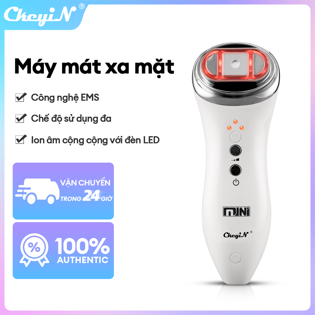 CkeyiN Máy Mát Xa Làm Đẹp Da Mặt , Máy Làm Căng Da Siêu Âm HIFU, máy điện di tinh chất,máy massage mặt,máy đẩy tinh chất Cho Trẻ Hóa Da, Loại Bỏ Nếp Nhăn Và Chống Lão Hóa MR524W