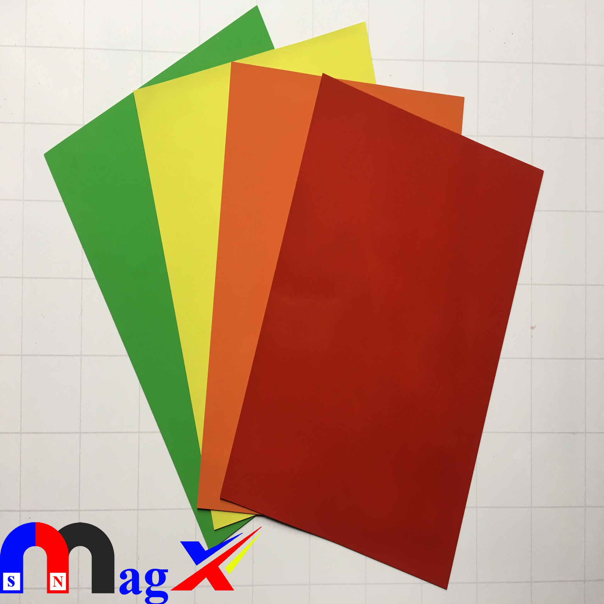 Nam châm lá nhiều màu sắc - tấm a4 dày 0.5mm