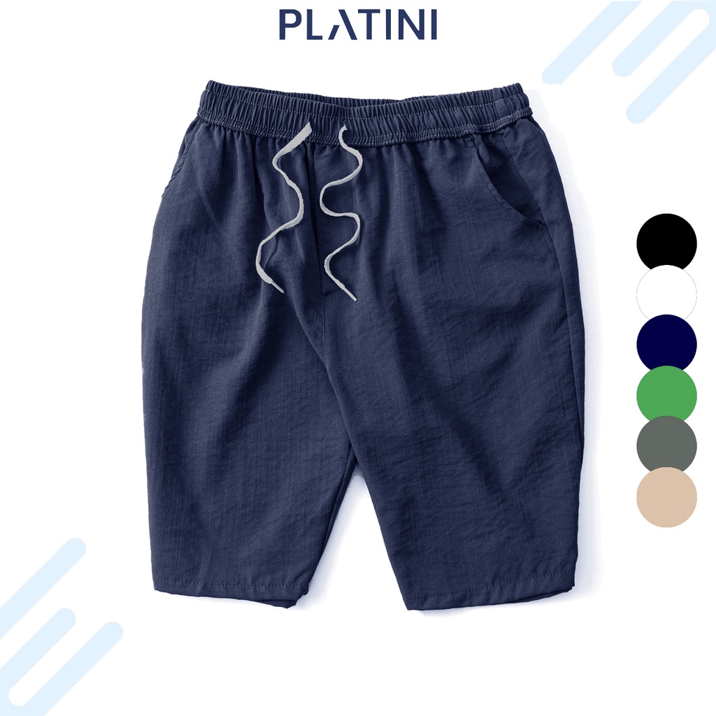 Quần short đũi nam, quần đũi nam cao cấp Quần đũi nam ngắn màu trắng đen mát mẻ lưng thun dáng thể thao hàn quốc cao cấp mã H2