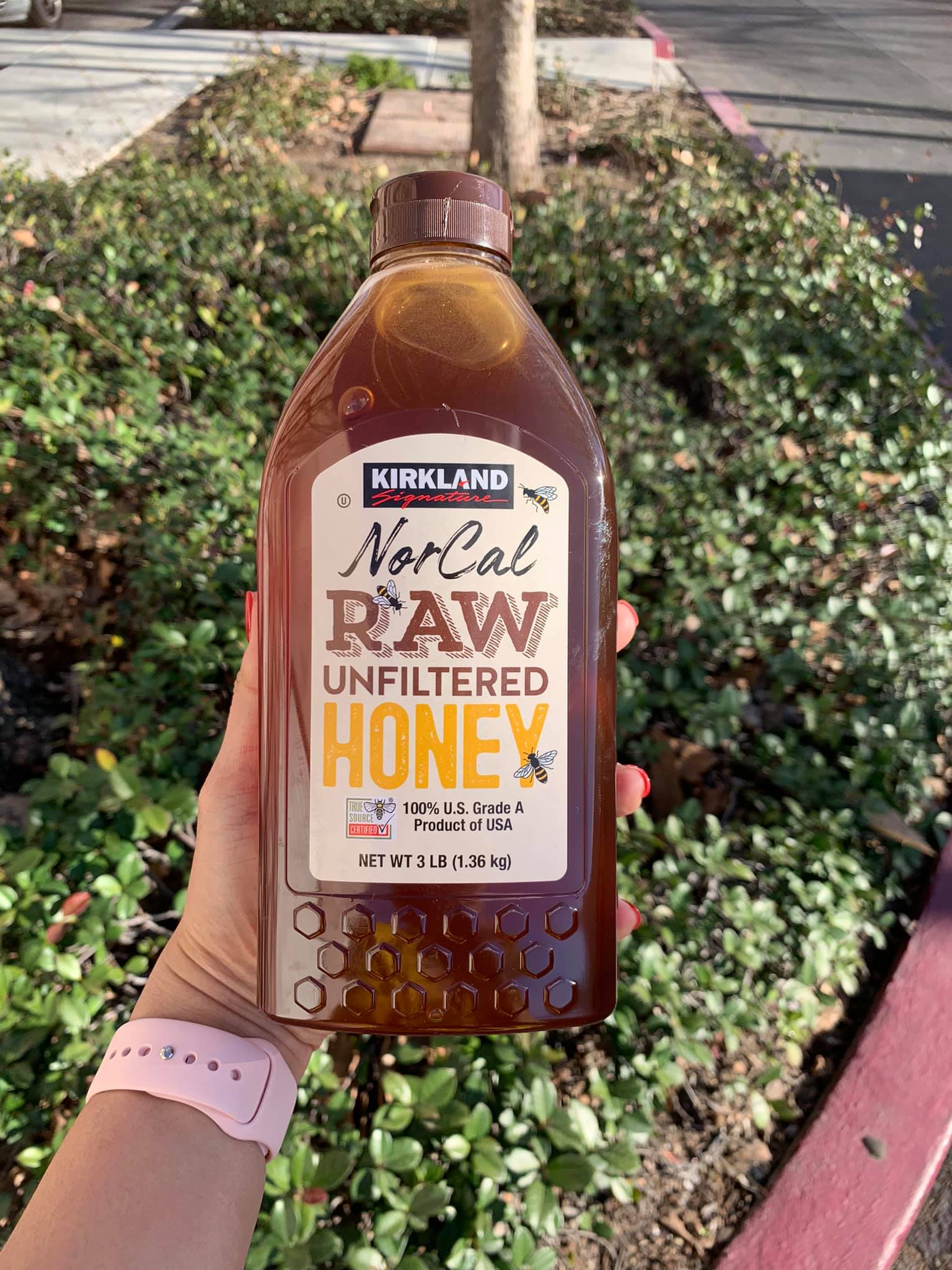 Mật Ong Mỹ Nguyên Chất Kirkland Norcal Raw Unfiltered Honey 1.36Kg date 2025 - EDS