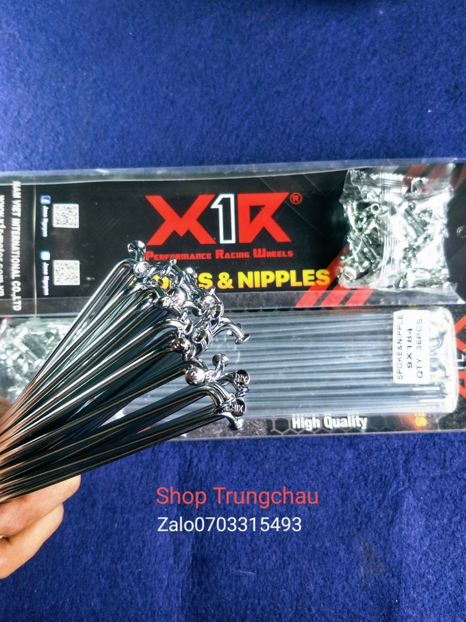 [HCM]    2 HÔP Căm X1R 9 HÃNG GẮN CÁC DÒNG XE SÀI BÁNH CĂM NANG NOA