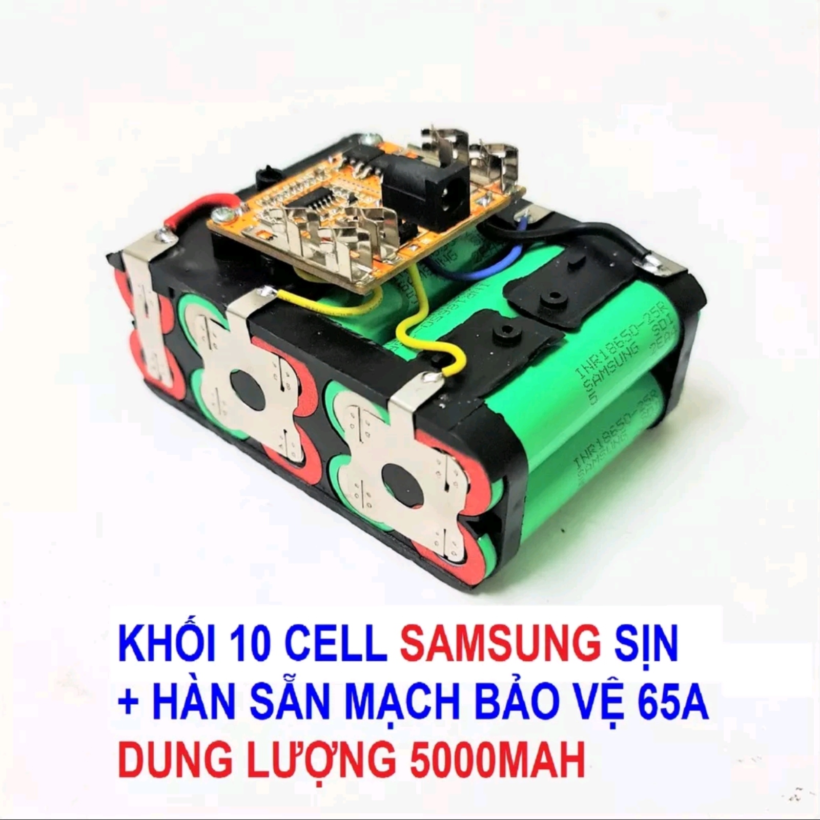 Pin 5s 21v chính hãng samsung, lishen . dung lượng cao 10 cell / 15 cell, dòng xả pin cao - limo