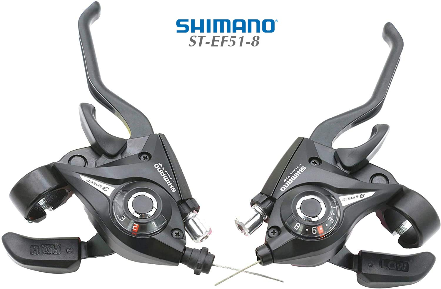 Tay đề xe đạp smn st-ef51 3x8 speed
