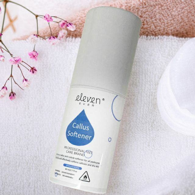 Chai Xịt Nước Xịt Làm Mềm Da Chà Gót Chân Eleven (Sử dụng cùng Máy Chà Gót Chân)