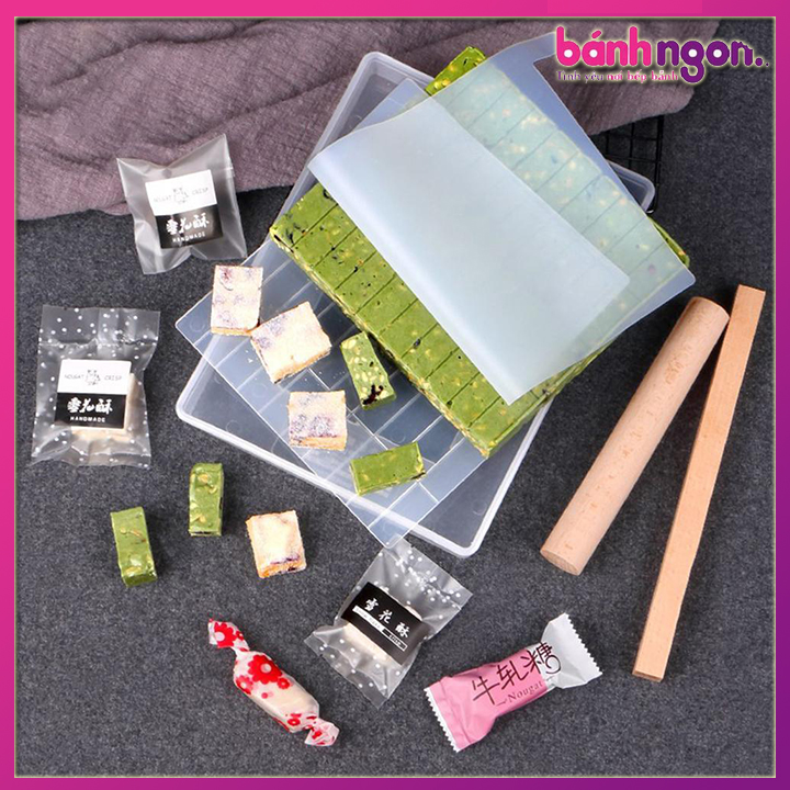 bộ khuôn làm kẹo nougat đế rời 5 chi tiết 60 viên 1 bộ khuôn làm kẹo nougat đế rời 5 chi tiết 60 viên 1
