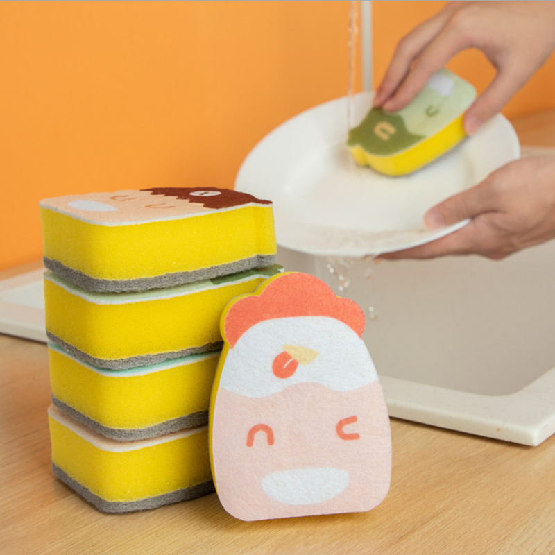 Miếng xốp rửa chén hình thú siêu kute