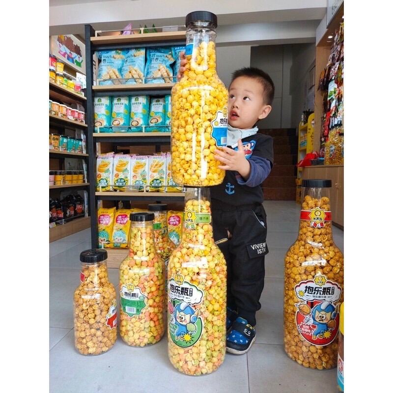 Bắp rang bơ khổng lồ - bỏng ngô siêu to chai 1,2kg