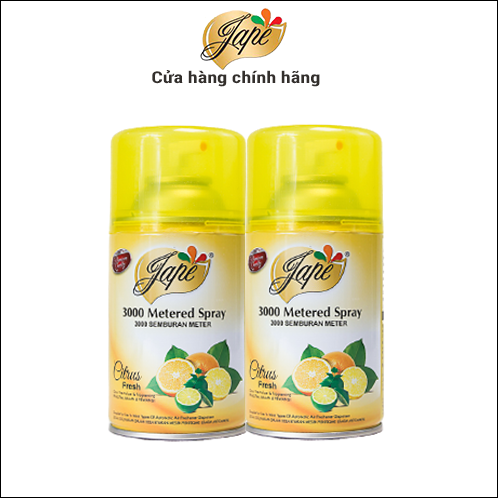 Combo 10 chai Nước hoa xịt phòng Jape hương Citrus 300ml