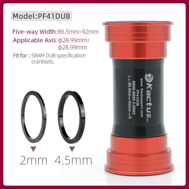 [[Cá Tuyết] PF4124 BB86 92 Pressfit PF30 BB30 Xe Đạp Dưới Chân Đế CERAMIC Chịu Lực 386EVO Lồng CRANKSET ADAPTER Đường MTB báo Chí Phù Hợp Với BB Mtb Đường