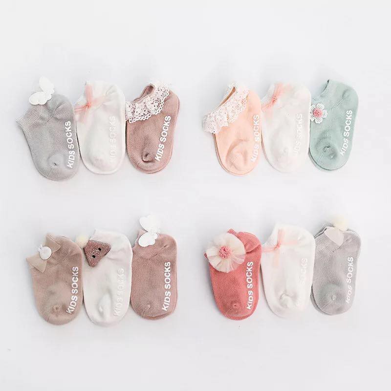 Set 3 đôi tất cổ sơ siêu xinh