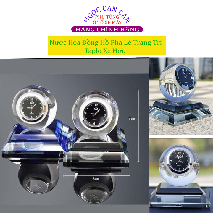 Nước hoa đồng hồ cao cấp trang trí taplo ô tô.