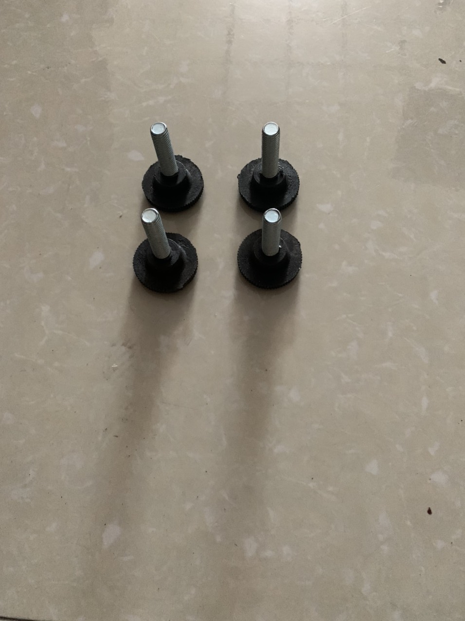 Chân bàn tăng chỉnh bàn , ghế ,tủ  - 1 set 10 chiếc - Bulong M10 cao 3 cm