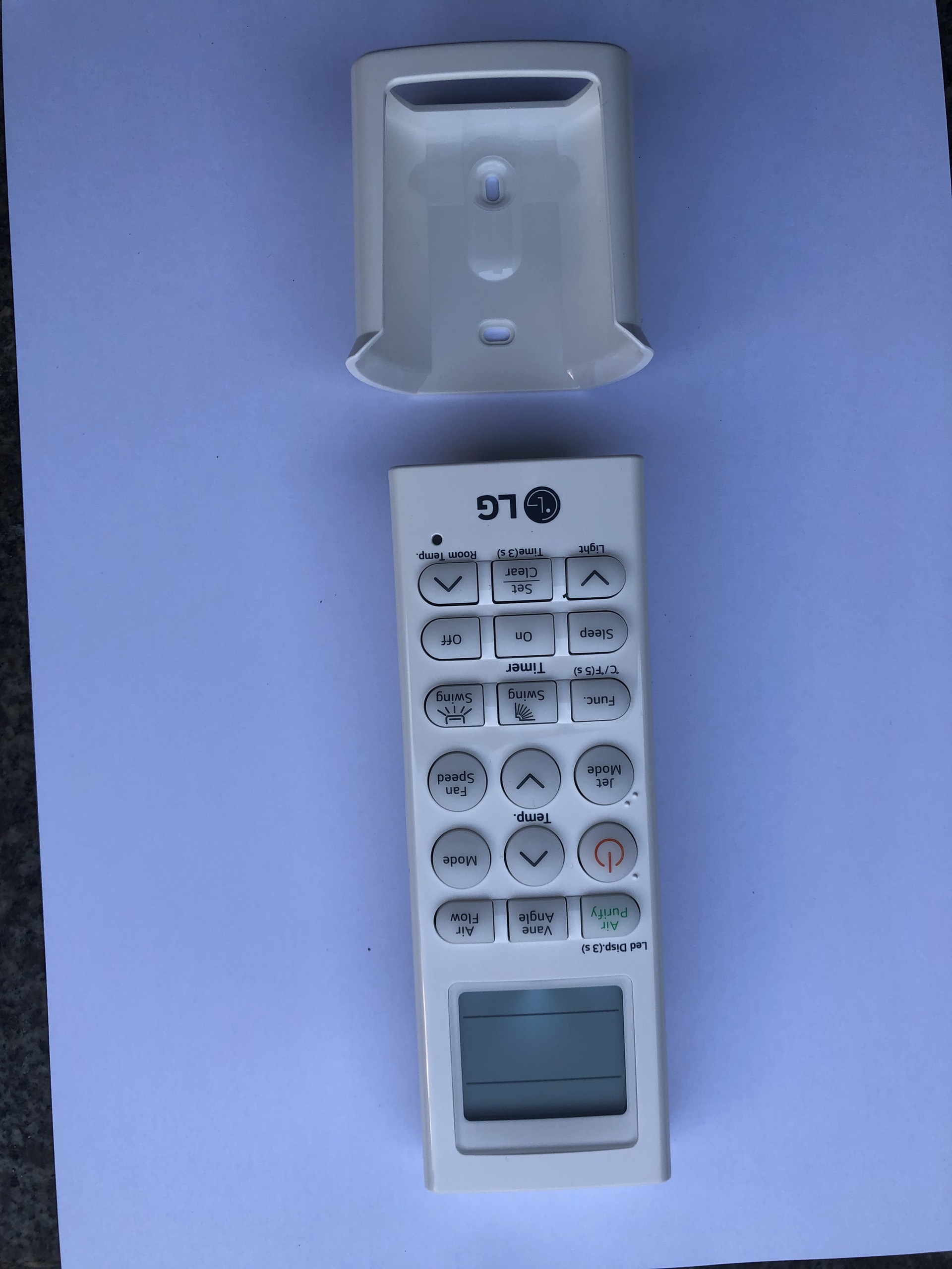 Remote máy lạnh lg - hàng mới zin tháo máy
