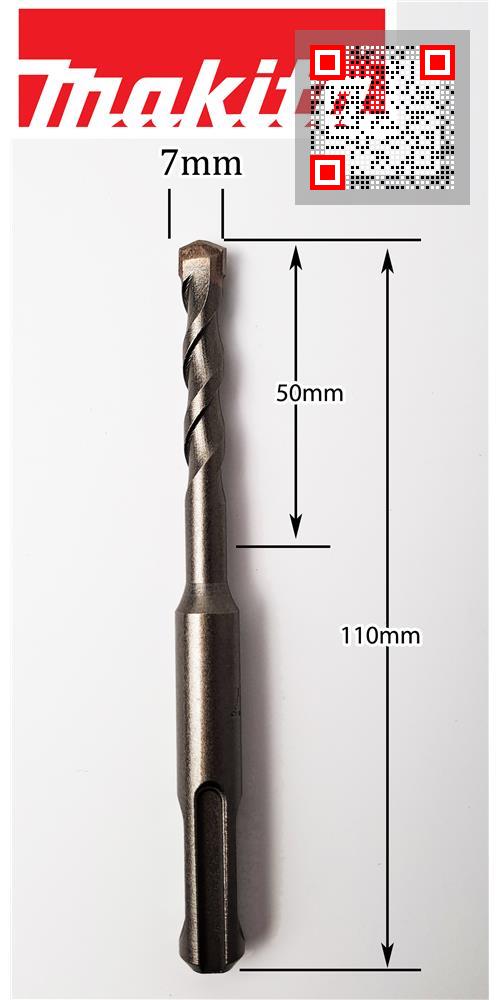 Mũi khoan bê tông sds-plus 7×110mm d-00496 makita