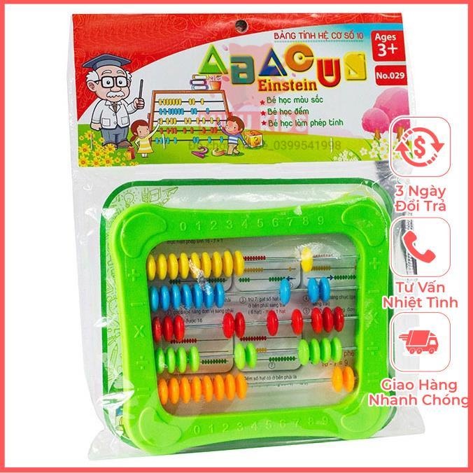 Bàn tính abacus - hệ số 10 giúp bé tính nhẩm nhanh, không cần sử dụng máy tính