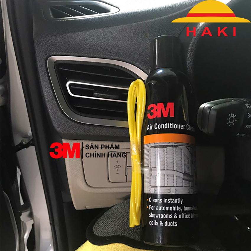 Dung dịch vệ sinh dàn lạnh ô tô, khử mùi máy lạnh, khử mùi điều hòa ô tô 3M AC250ml [3M Chính hãng]